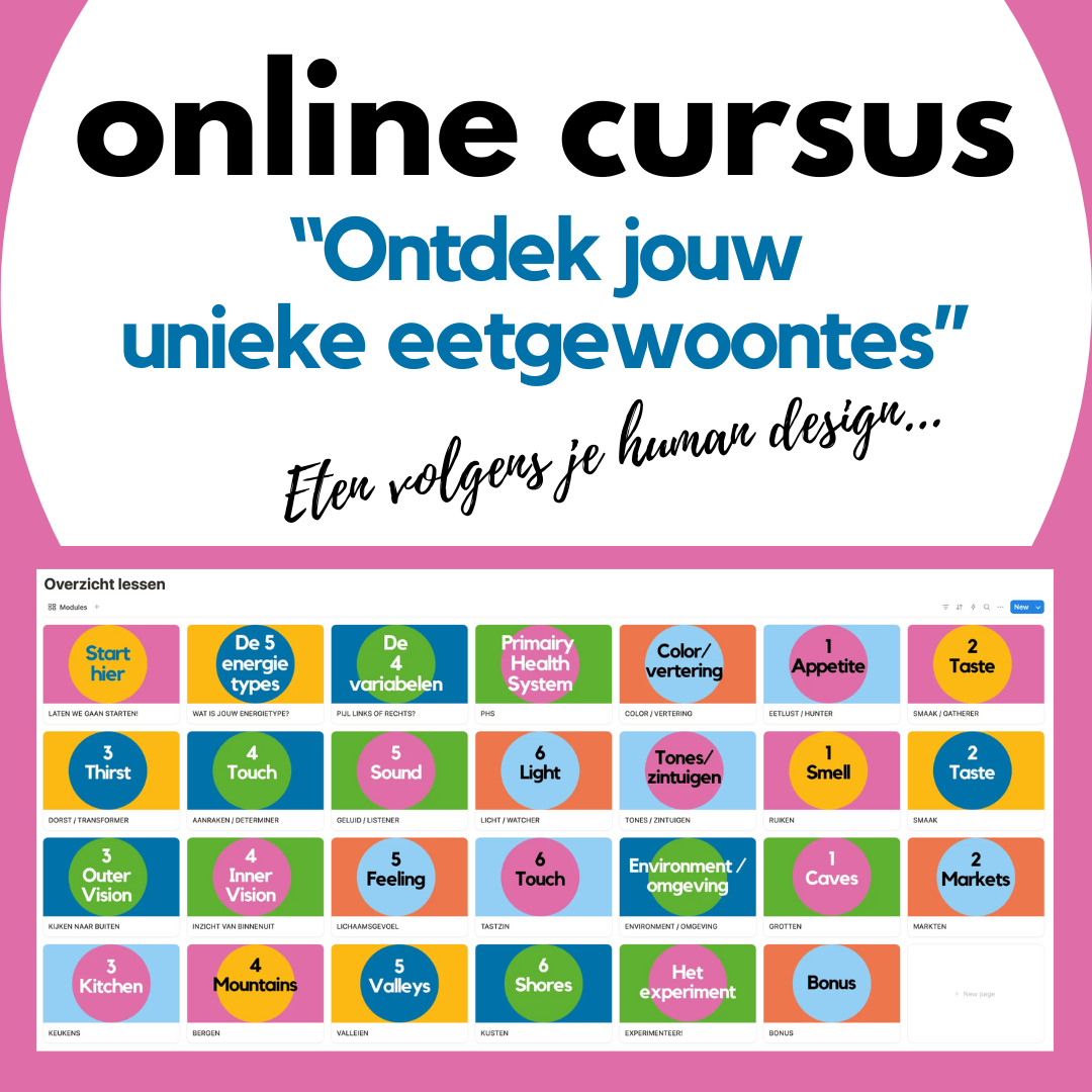 Verkoop cursus website Gezond 2.0